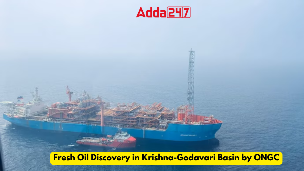 Fresh Oil Discovery in Krishna Godavari Basin by ONGC