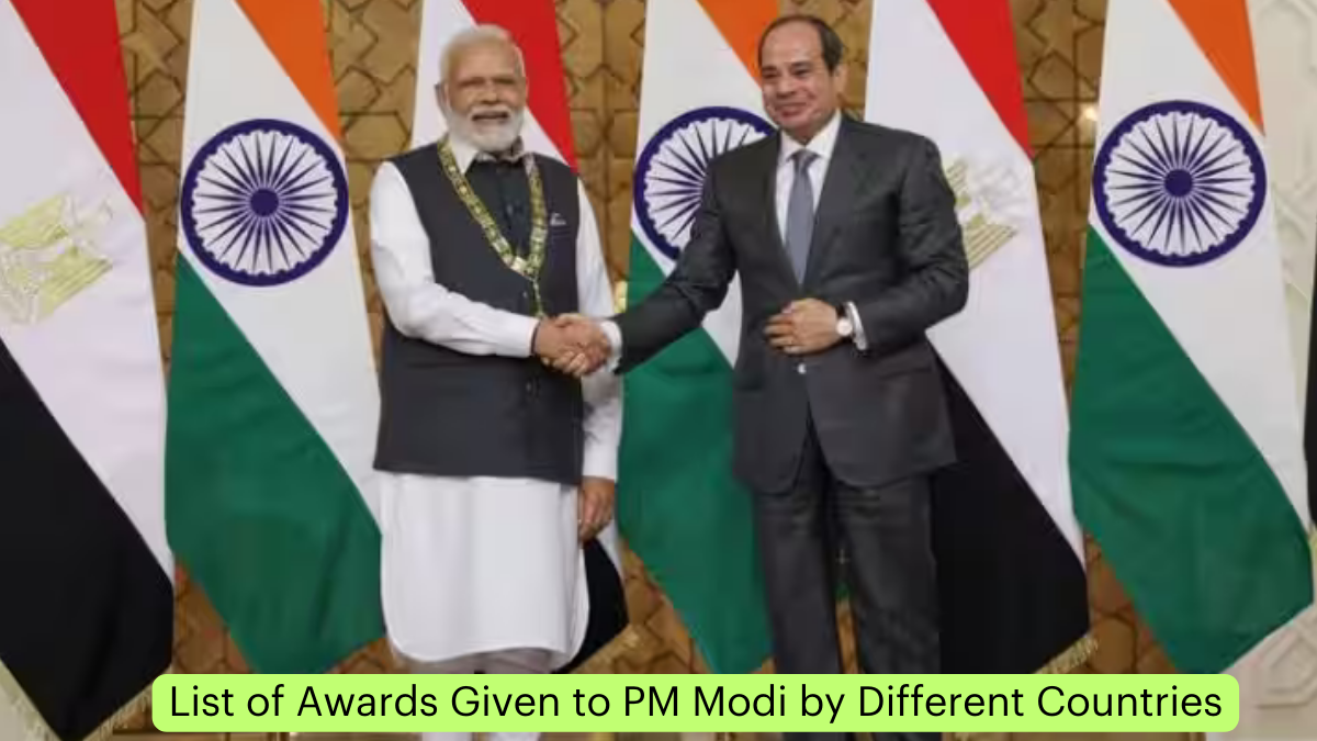 List of Awards Given to PM Modi by Different Countries