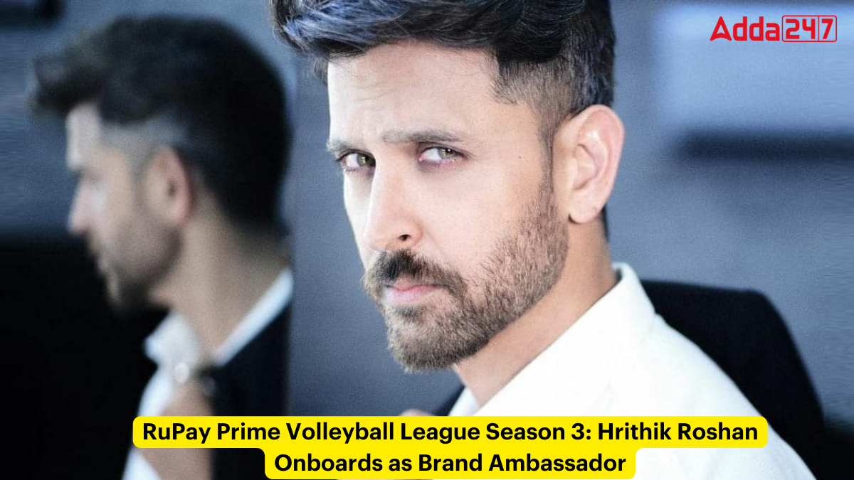 RuPay Prime Volleyball League Season 3 Hrithik Roshan Onboards as Brand Ambassador