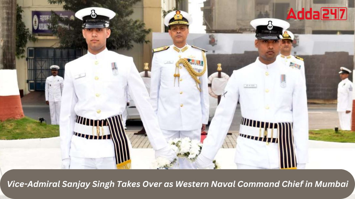 Vice Admiral Sanjay Singh Takes Over as Western Naval Command Chief in Mumbai
