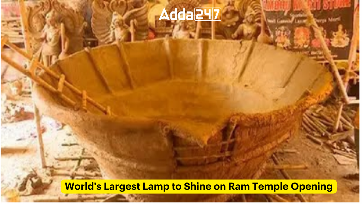 Worlds Largest Lamp to Shine on Ram Temple Opening