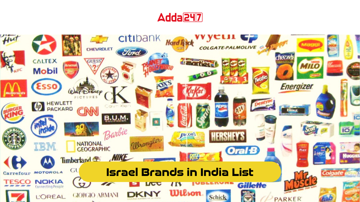 Israel Brands in India List