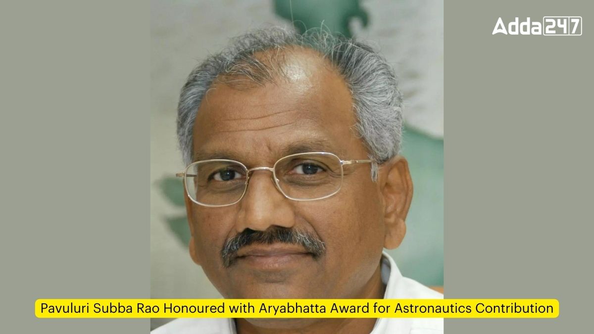Pavuluri Subba Rao the Founder CEO and Chairman of Ananth Technologies has been conferred with the prestigious Aryabhatta Award by the Aeronautical Society of India ASI