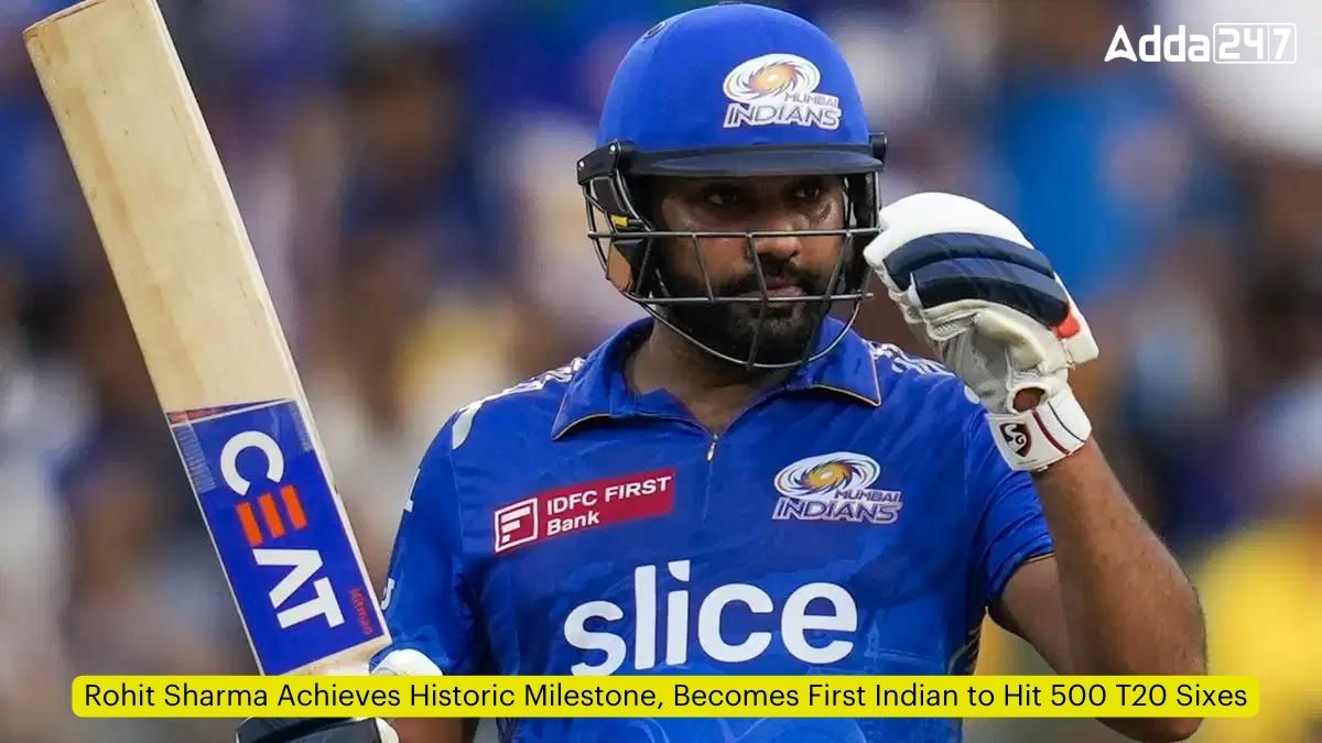 Rohit Sharma Achieves Historic Milestone Becomes First Indian to Hit 500 T20
